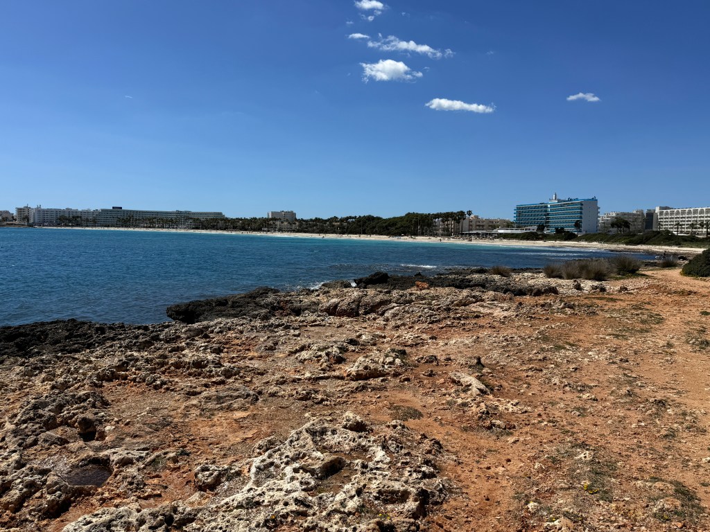 Blick auf Sa Coma und die Bucht